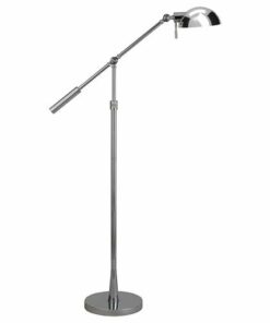 Camden&Wells - Dexter Height Adjustable Floor Lamp - Polished Nickel
