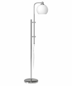 Camden&Wells - Antho Height-Adjustable Floor Lamp - Polished Nickel