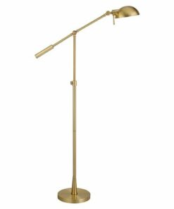 Camden&Wells - Dexter Height Adjustable Floor Lamp - Brushed Brass