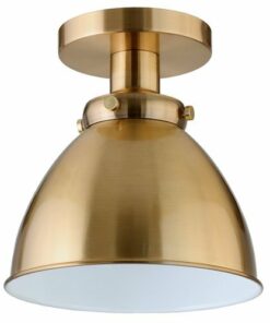 Camden&Wells - Madison Semi Flush Mount Light - Brushed Brass