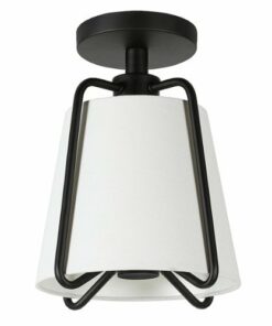 Camden&Wells - Marduk Semi Flush Mount Light - Blackened Bronze