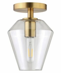 Camden&Wells - Remy Semi Flush Mount Light - Brass