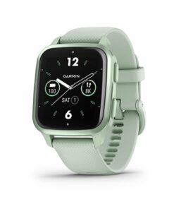 Garmin - Venu Sq 2 GPS Smartwatch 40mm Fiber-reinforced polymer - Metallic Mint