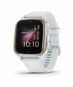 Garmin - Venu Sq 2 GPS Smartwatch 40mm Fiber-reinforced polymer - Cream Gold