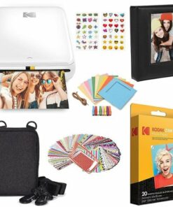 Kodak - Step AMZBBRODMPK1W Instant Photo Printer with Zink Paper - White