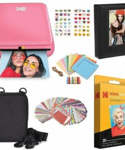 Kodak - Step AMZBBRODMPK1PK Instant Photo Printer with Photo Album - Pink