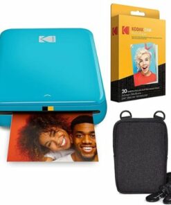 Kodak - Step AMZRODMP20K2BL Instant Photo Printer with Zink Paper - Blue