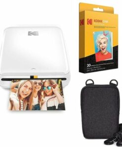 Kodak - Step AMZRODMP20K2W Instant Photo Printer with Zink Paper - White