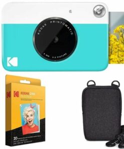 Kodak - Printomatic AMZRODOMATICK1BL Instant Print Camera with Zink Paper - Blue
