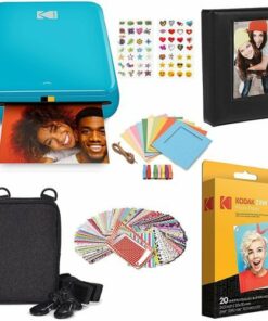 Kodak - Step AMZBBRODMPK1BL Instant Photo Printer with Photo Album - Blue