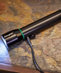Energizer - Vision HD Rechargeable LED Metal Flashlight (includes USB cable for recharging) - black