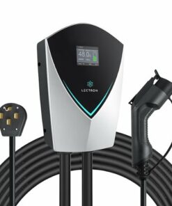 Lectron - J1772 Level 2 NEMA 14-50 Electric Vehicle (EV) Charger - up to 48A -20' - Black