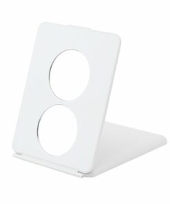 Glo-Tech - Slim Travel LED Mirror - White
