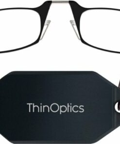 ThinOptics - Black Keychain with Readers 2.0 Black - Black