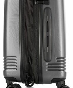 Bugatti - Nashville Hardside Expandable Spinner Suitcase Set (3-Piece) - Charcoal