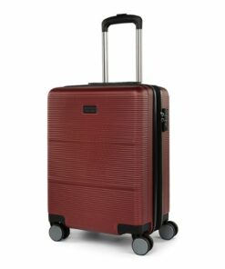 Bugatti - Brussels Expandable Spinner Hardside Suitcase Set - 3 Piece - Deep Red