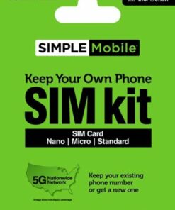 Simple Mobile - Keep Your Own Phone SIM Card Kit - Multi