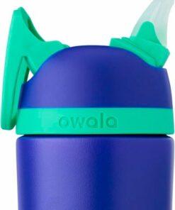 Owala - Kids Flip - Stainless Steel - 14-oz. - Blue/Teal