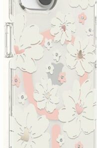 kate spade new york - Protective Hardshell Magsafe Case for iPhone 14 and iPhone 13 - Peony