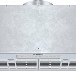 Bosch - 800 Series 36" Externally Vented Cabinet Depth Custom Insert Range Hood with WiFi and 600 CFM Blower - Stainless steel