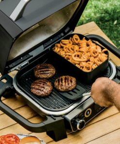 Ninja - Woodfire Outdoor 2.5-Quart Combo Crisper Basket - Black