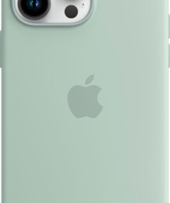 Apple - iPhone 14 Pro Max Silicone Case with MagSafe - Succulent