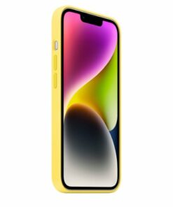Apple - iPhone 14 Plus Silicone Case with MagSafe - Canary Yellow