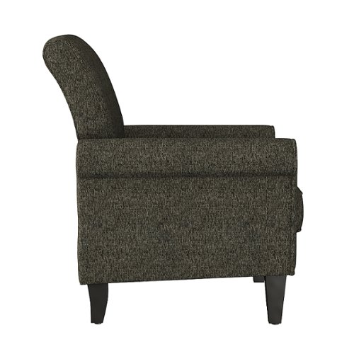 Handy Living - Janet Traditional Chenille Armchair - Bark