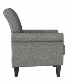 Handy Living - Janet Traditional Chenille Armchair - Gray