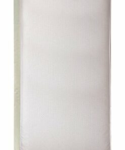 Sealy - OptiCool 2-Stage Crib and Toddler Mattress, Soy Cooling Memory Foam, Cotton Cover - White