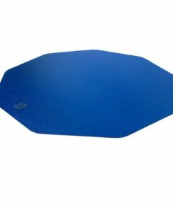 Floortex - 9Mat Polycarbonate 9-Sided Chair Mat for Carpets up to 1/2" - 38" x 39" - Blue