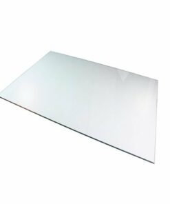 Floortex - Glaciermat Heavy Duty Glass Chair Mat for Hard Floors & Carpets - 36" x 42" - Crystal Clear