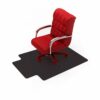 Floortex - Advantagemat Vinyl Lipped Chair Mat for Carpets - 36" x 48" - Black