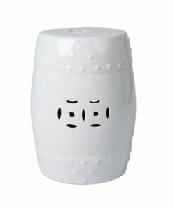 Patio Sense - Double Medallion Ceramic Garden Stool