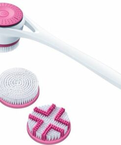 Beurer - Electronic Body Brush - White and Fuschia