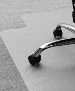 Floortex - Cleartex Unomat Anti-Slip Lipped Chair Mat Hard Floors and Carpet Tiles - 35 x 47" - Clear