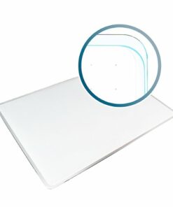 Floortex - Viztex Glacier Multi-Purpose Grid Glass Dry Erase Board 24" x 36" - White