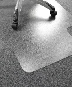 Floortex - Ultimat Polycarbonate Lipped Chair Mat for Carpets up to 1/2" - 48 x 60" - Clear