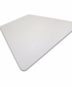 Floortex - Ultimat Polycarbonate Corner Workstation Chair Mat for Hard Floor - 48 x 60" - Clear