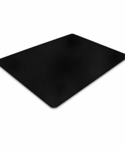 Floortex - Desktex Vinyl Rectangular Desk Pad - 20" x 36" - Black
