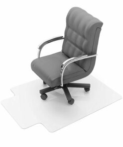 Floortex - Ecotex Enhanced Polymer Lipped Chair Mat for Carpets up to 3/8" - 48" x 51" - Clear