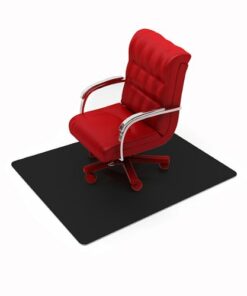 Floortex - Advantagemat Vinyl Rectangular Chair Mat for Hard Floor - 48" x 60" - Black