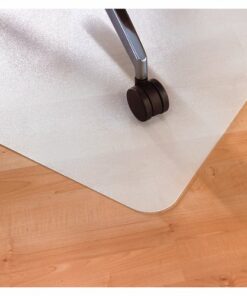 Floortex - Ecotex Polypropylene Rectangular Anti-Slip Foldable Chair Mat for Hard Floors - 45" x 53" - White