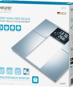 Beurer - Bluetooth Body Fat Scale for Full Body Analysis - Silver