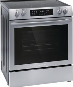 Frigidaire - 5.3 Cu. Ft. Freestanding Electric Range with Convection Bake - Stainless steel