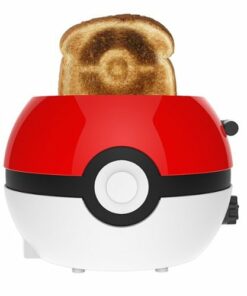 Uncanny Brands - Pokemon Pokeball Halo Toaster - Red