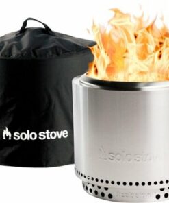 Solo Stove - Bonfire + Stand & Shelter 2.0 Bundle - Stainless Steel