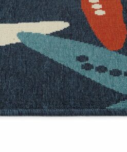 Kaleen - Amalie Collection 5' x 7'6" Area Rug - Navy 1