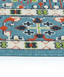 Kaleen - Sunice Collection 5' x 7'6" Area Rug - Lt. Blue
