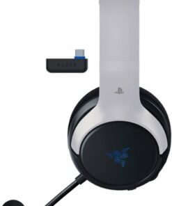 Razer - Kaira HyperSpeed Gaming Headset for PS5, PS4, and PC - White